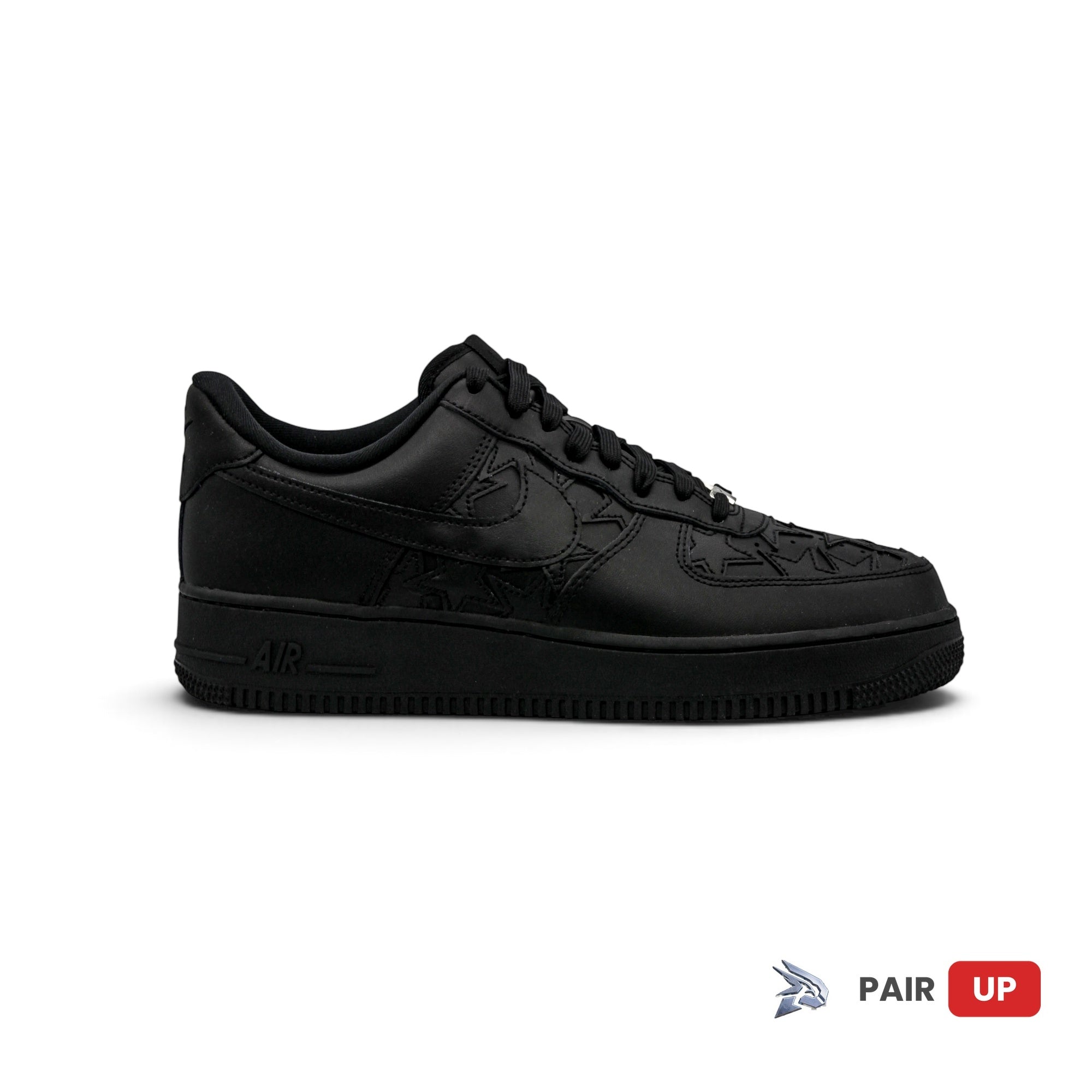 Nike Air Force 1 Low LV8 Triple Black Stars
