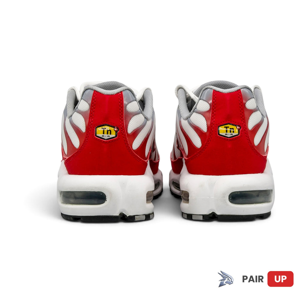 Nike Air Max Plus White University Red  Wolf Grey