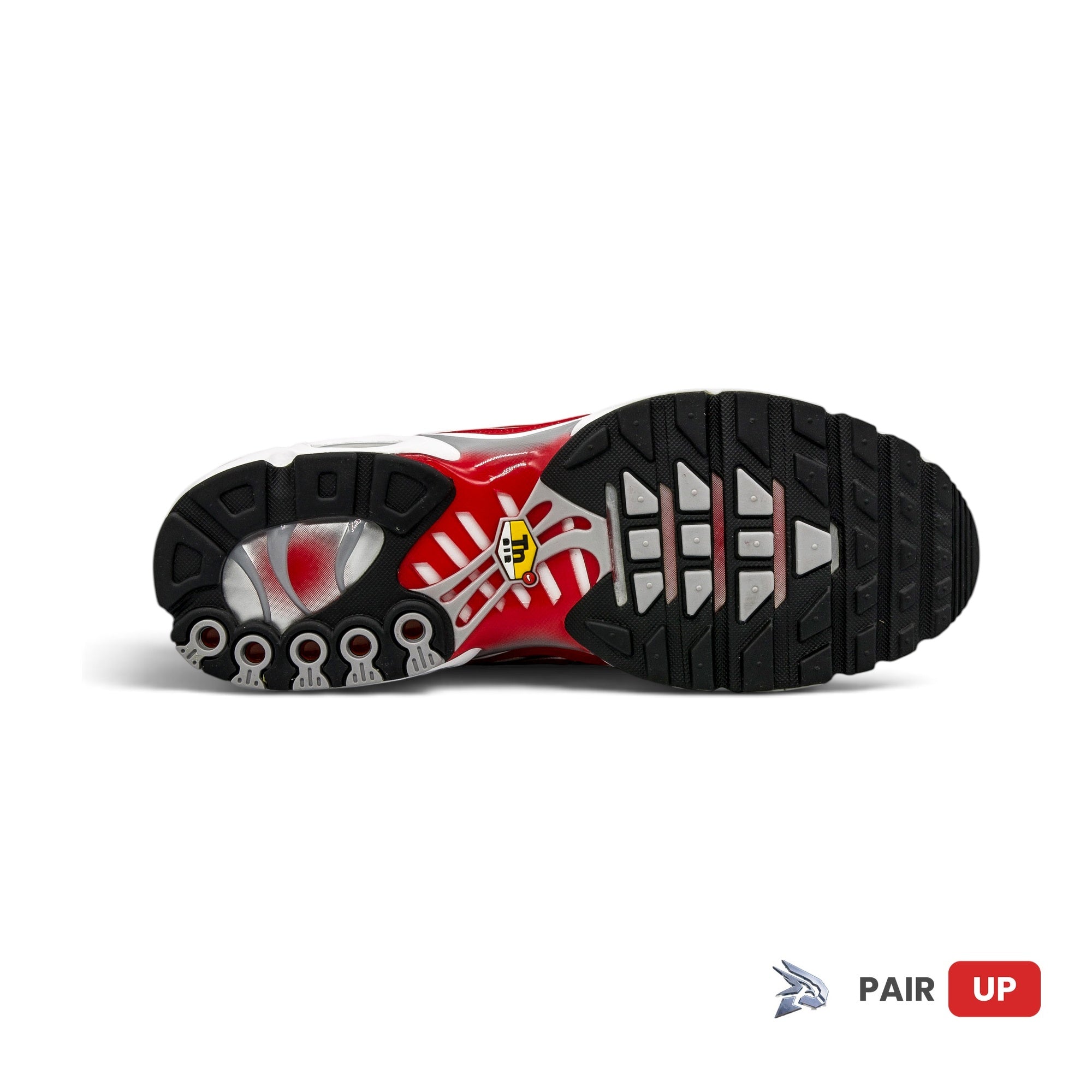 Nike Air Max Plus White University Red  Wolf Grey